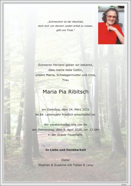 Parte von Maria Pia Ribitsch