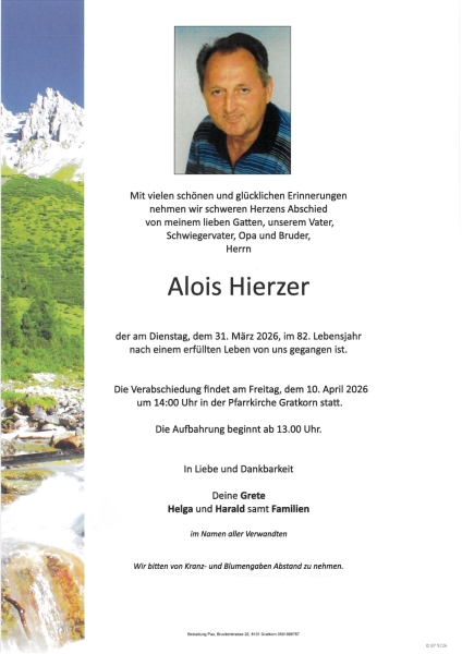 Parte Alois Karl Hierzer