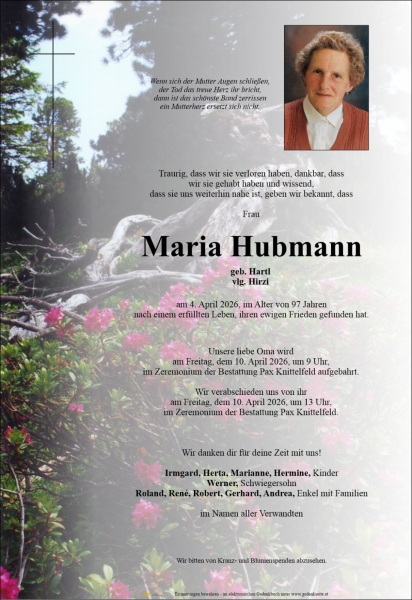 Parte Maria  Hubmann