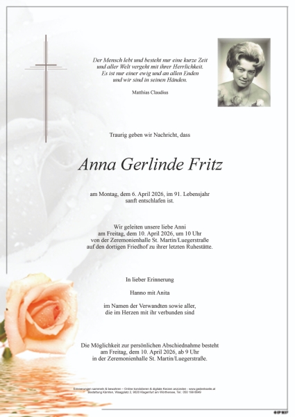 Parte Anna Gerlinde Fritz