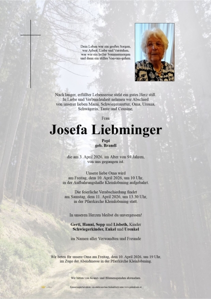 Parte Josefa  Liebminger