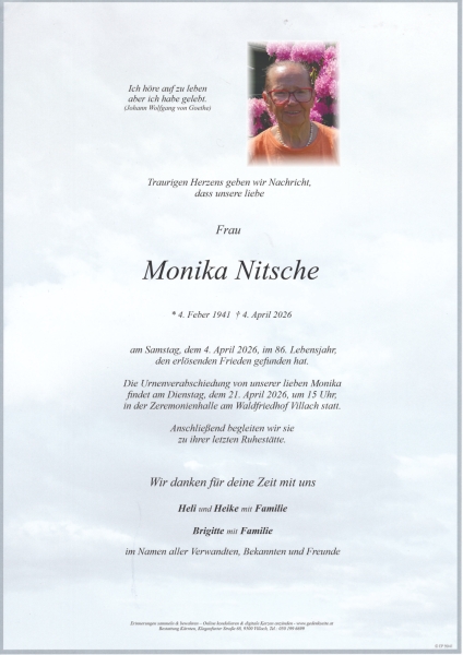 Parte von Monika  Nitsche