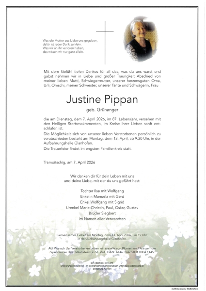 Parte von Justine  Pippan