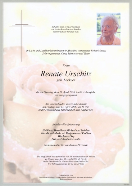 Parte von Renate Urschitz