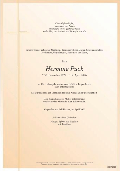 Parte von Hermine Puck