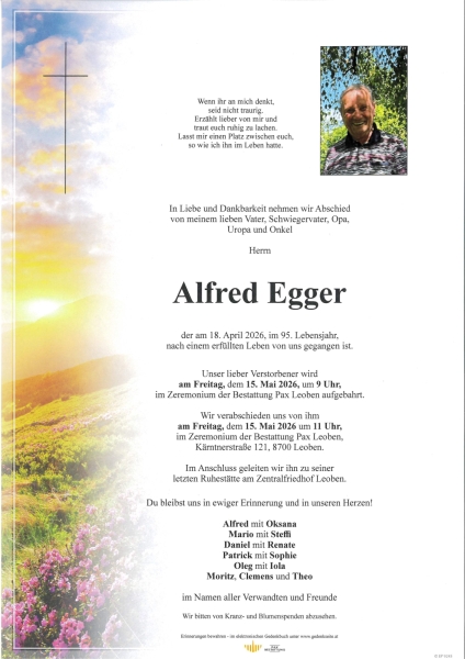 Parte von Alfred Egger