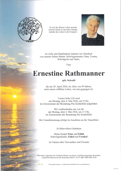 Parte Ernestine Rathmanner