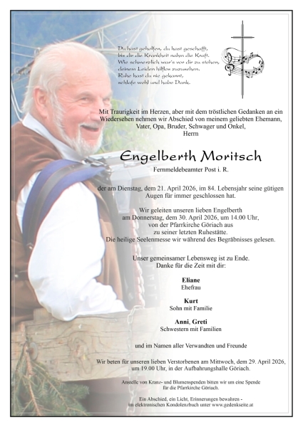 Parte von Engelberth Moritsch