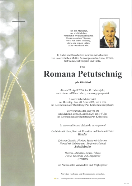 Parte von Romana Petutschnig