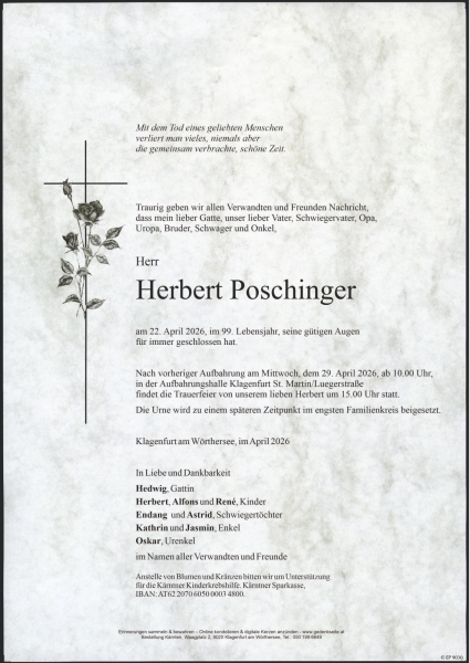 Parte Herbert Poschinger