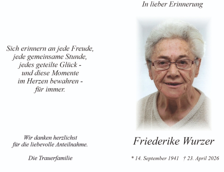 Parte Friederike Wurzer