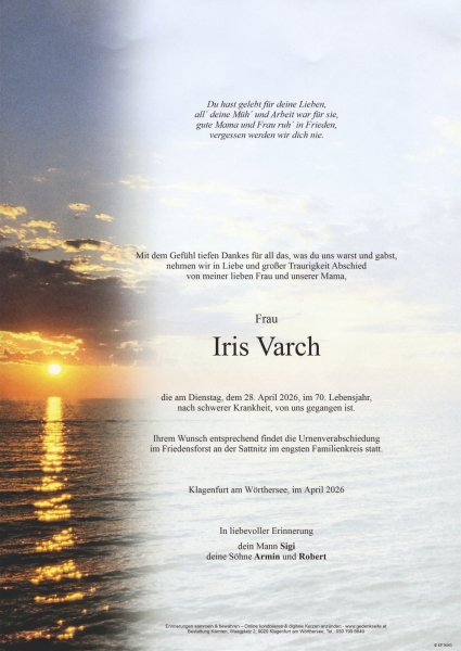 Parte von Iris  Varch