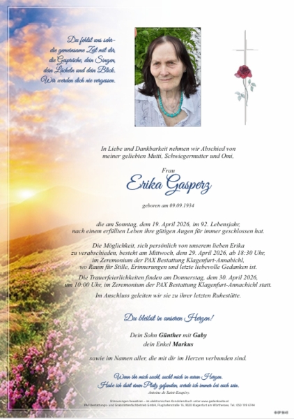 Parte von Erika Gasperz