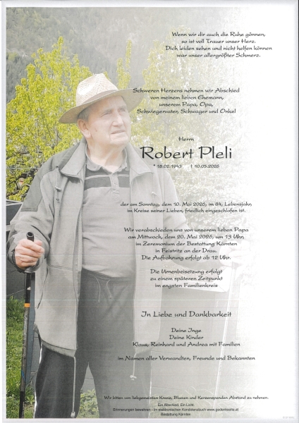Parte von Robert Pleli