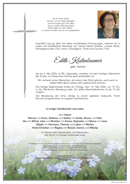 Parte von Edith Köstenbaumer