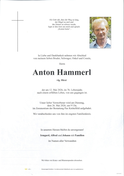 Parte von Anton Hammerl