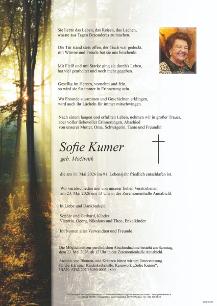 Parte von Sofie Kumer