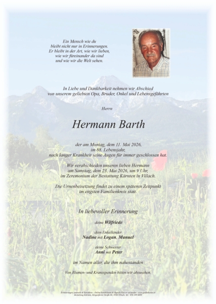 Parte von Hermann Barth