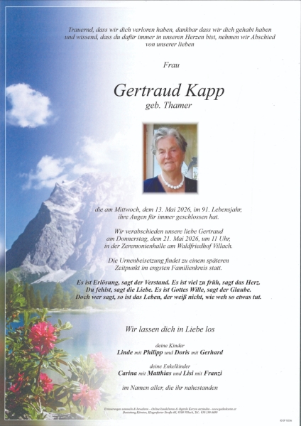 Parte von Gertraud Kapp