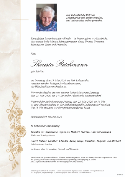 Parte von Theresia Reichmann