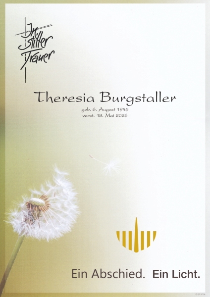 Parte von Theresia Burgstaller