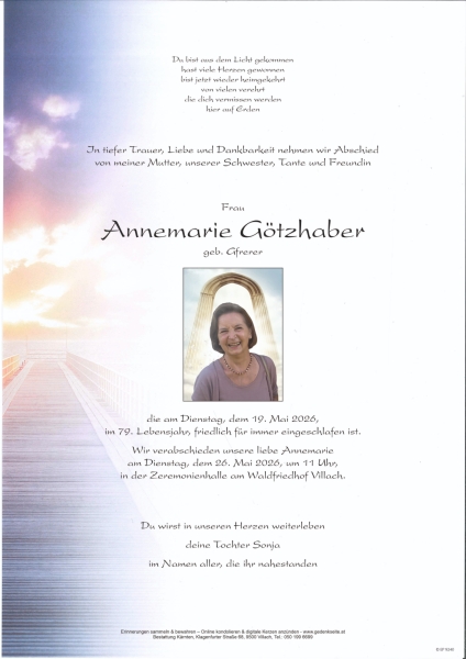 Parte von Annemarie Götzhaber