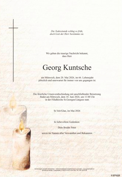 Parte von Georg Kuntsche