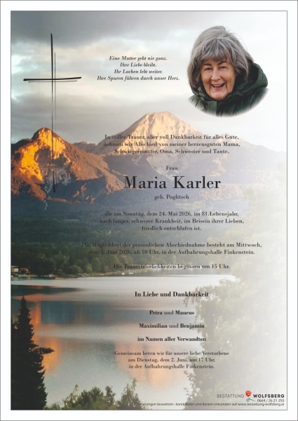 Parte von Maria Karler