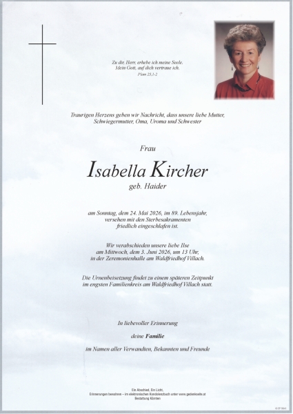 Parte von Isabella Kircher