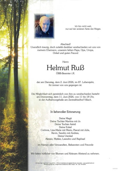 Parte von Helmut Ruß