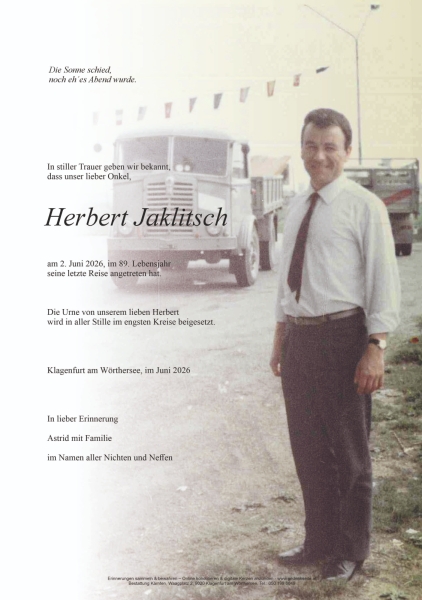 Parte von Herbert Jaklitsch
