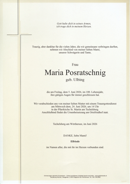 Parte Maria Posratschnig
