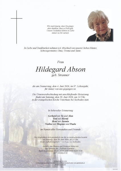 Parte Hildegard Abson
