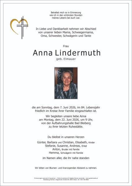 Parte Anna  Lindermuth