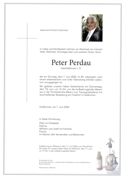 Parte von Peter Perdau