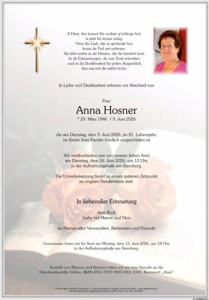 Parte von Anna Hosner