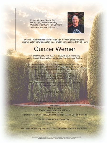 Parte von Werner Gunzer
