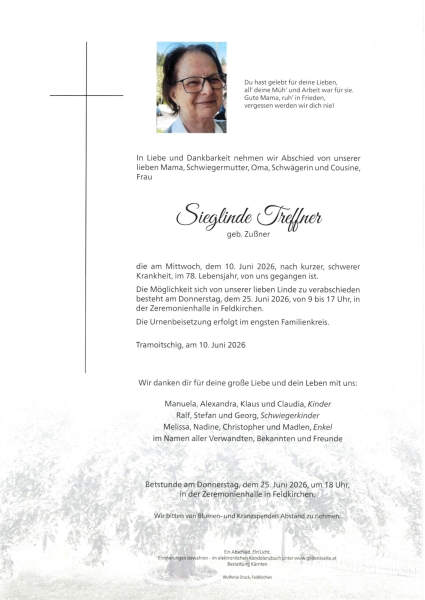 Parte von Sieglinde  Treffner