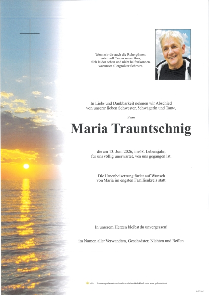 Parte von Maria Trauntschnig