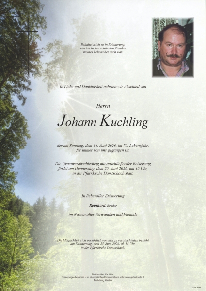 Parte von Johann Kuchling