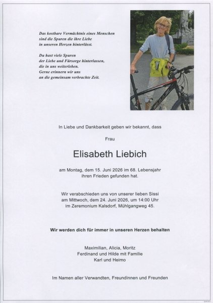 Parte Elisabeth  Liebich