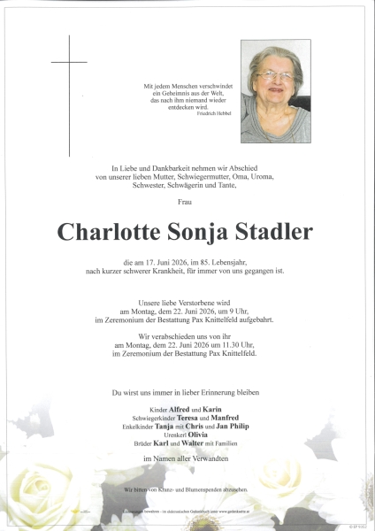 Parte Charlotte Sonja Stadler