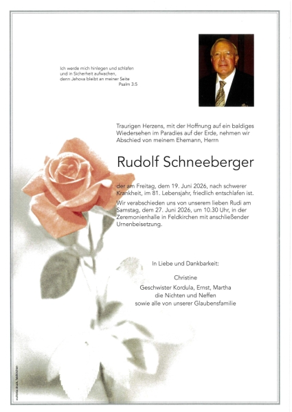 Parte Rudolf  Schneeberger