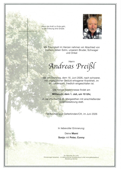 Parte von Andreas Preißl