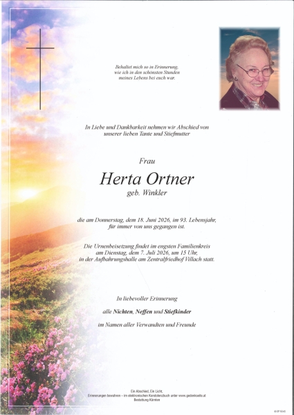 Parte von Herta Ortner