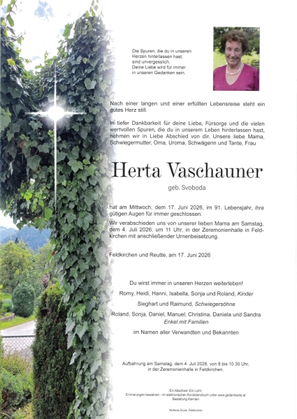 Parte von Herta Vaschauner