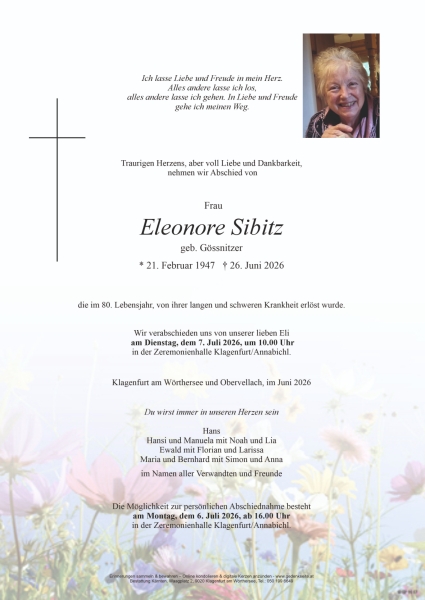 Parte von Eleonore Sibitz