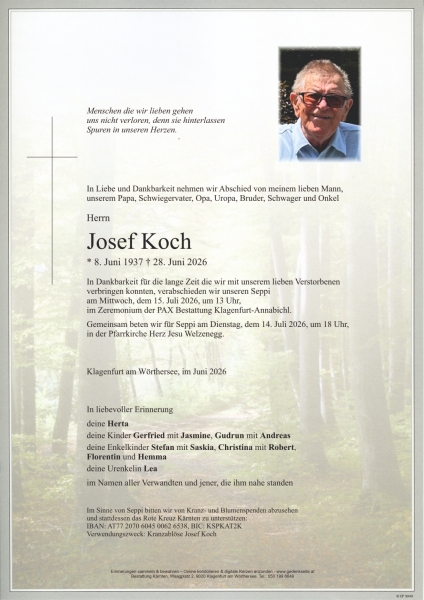 Parte von Josef Koch