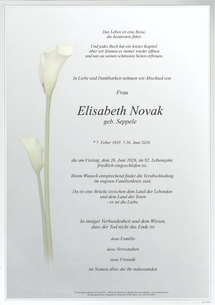 Parte von Elisabeth Novak