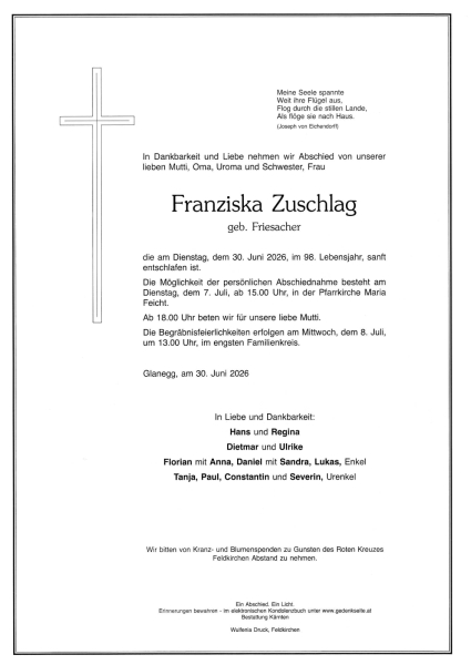 Parte von Franziska Zuschlag